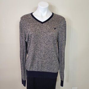 American Eagle gray/ black pullover Sweater